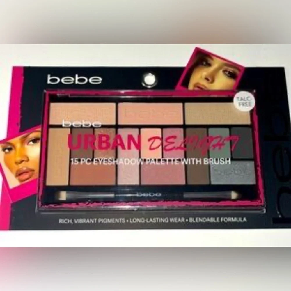 Bebe Eyeshadow Palette & Lip Stick Liner Bundle